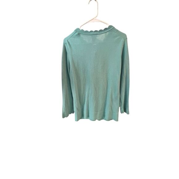 Ann Taylor Factory Scalloped Cardigan Size XL - Picture 3 of 4